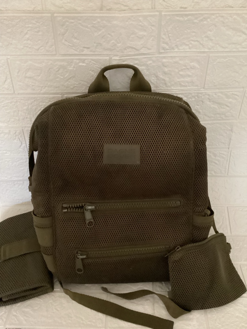 Dagne Dover Diaper Backpack Womens Bag Green Indi Air Mesh Daypack